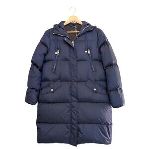 NWT Jan Mayen Down Puffer Jacket Women’s IT 44 US M Blue Winter Coat Insulated